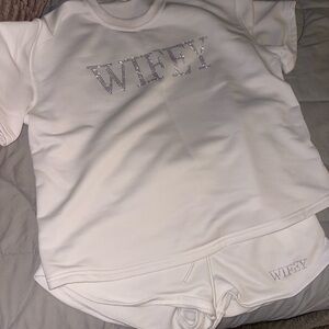 Missguided White Lounge Top